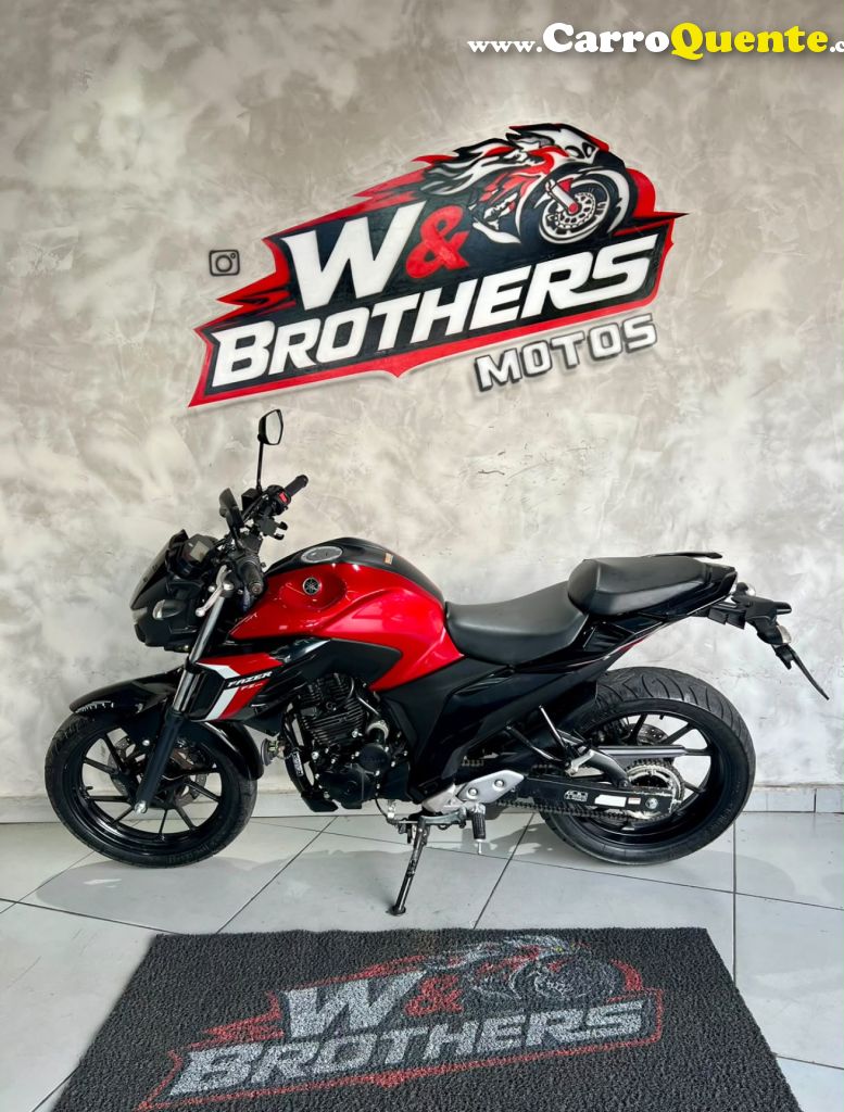 YAMAHA    FAZER 250   VERMELHO 2024 250CC FLEX - Loja