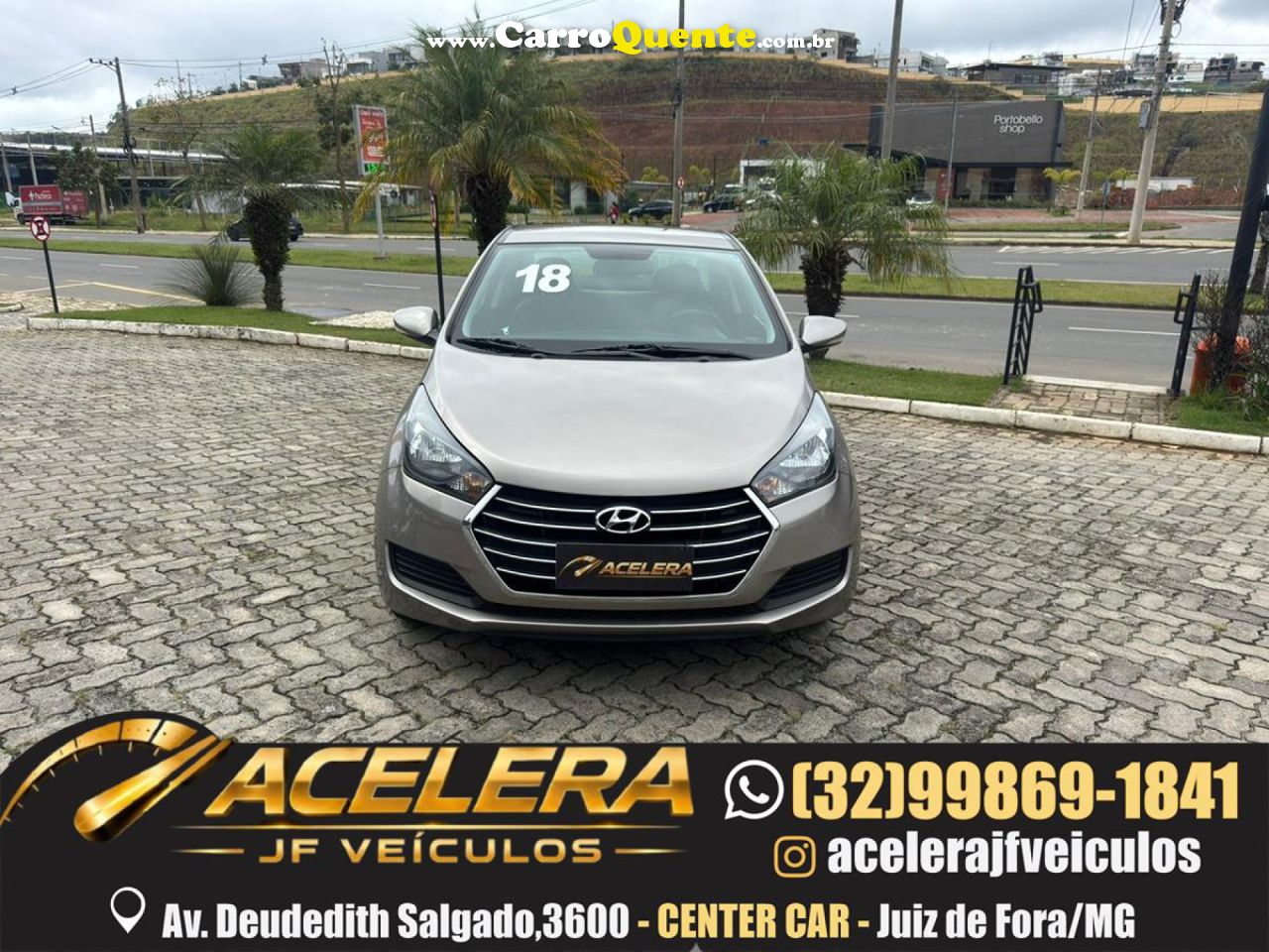 HYUNDAI   HB20S C.STYLEC.PLUS1.6 FLEX 16V AUT. 4P   PRATA 2018 1.6 FLEX - Loja