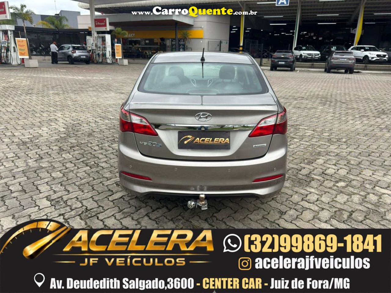 HYUNDAI   HB20S C.STYLEC.PLUS1.6 FLEX 16V AUT. 4P   PRATA 2018 1.6 FLEX - Loja