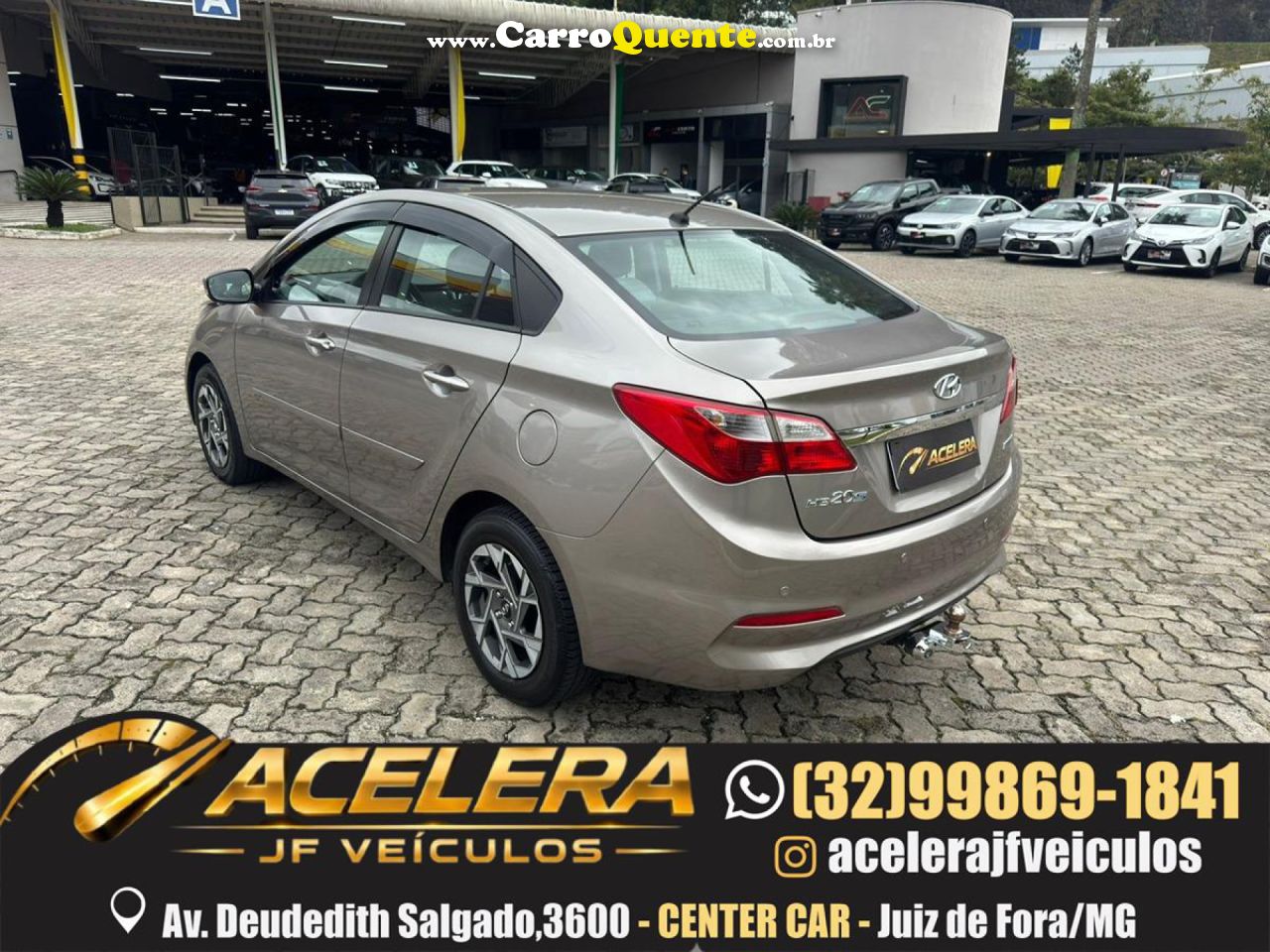 HYUNDAI   HB20S C.STYLEC.PLUS1.6 FLEX 16V AUT. 4P   PRATA 2018 1.6 FLEX - Loja