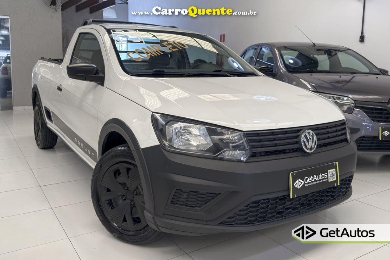VOLKSWAGEN   SAVEIRO ROBUST 1.6 TOTAL FLEX 16V    BRANCO 2023 1.6 FLEX - Loja