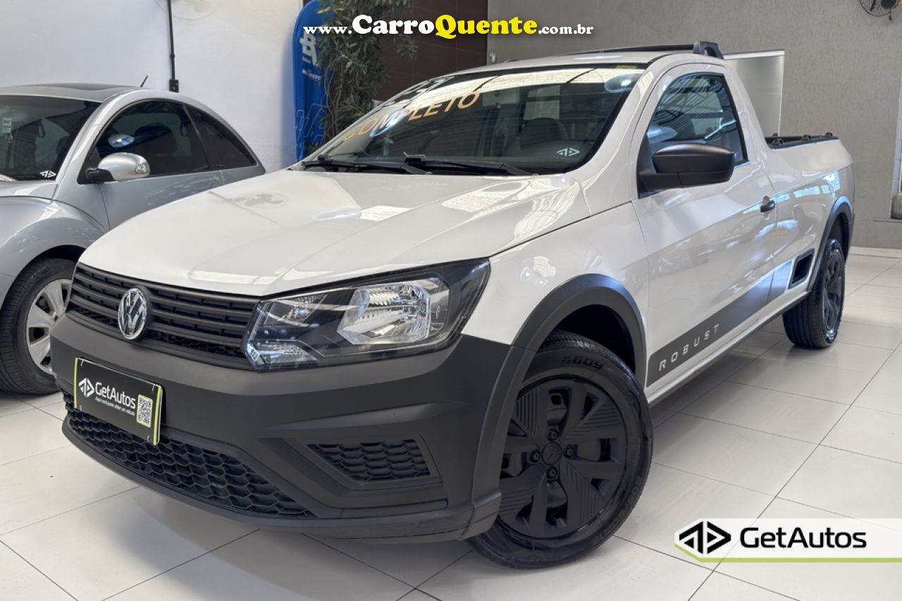 VOLKSWAGEN   SAVEIRO ROBUST 1.6 TOTAL FLEX 16V    BRANCO 2023 1.6 FLEX - Loja