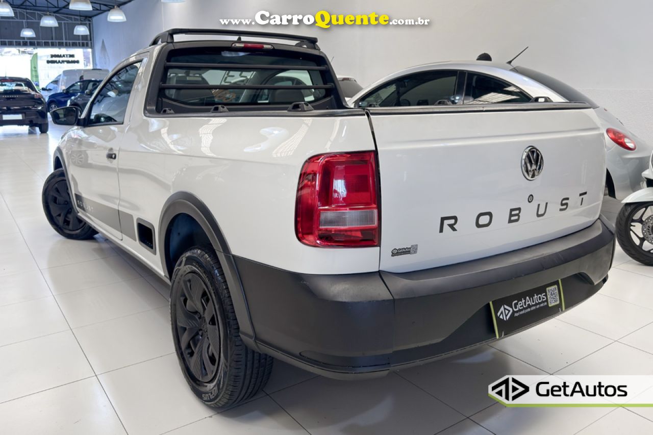 VOLKSWAGEN   SAVEIRO ROBUST 1.6 TOTAL FLEX 16V    BRANCO 2023 1.6 FLEX - Loja