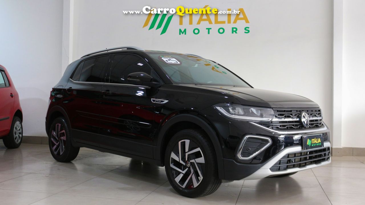 VOLKSWAGEN   T-CROSS HIGHLINE 1.4 TSI FLEX 16V 5P AUT   PRETO 2025 1.4 FLEX - Loja