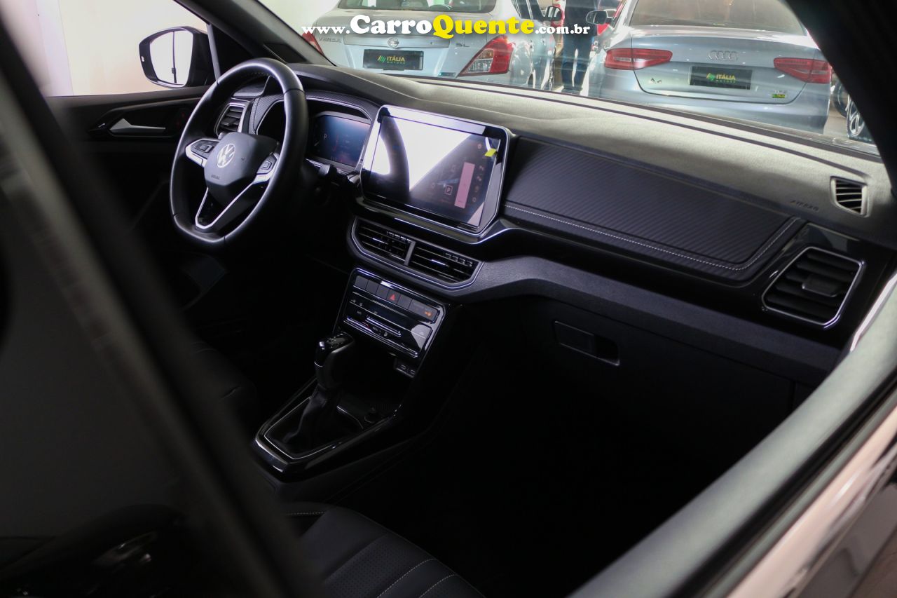 VOLKSWAGEN   T-CROSS HIGHLINE 1.4 TSI FLEX 16V 5P AUT   PRETO 2025 1.4 FLEX - Loja