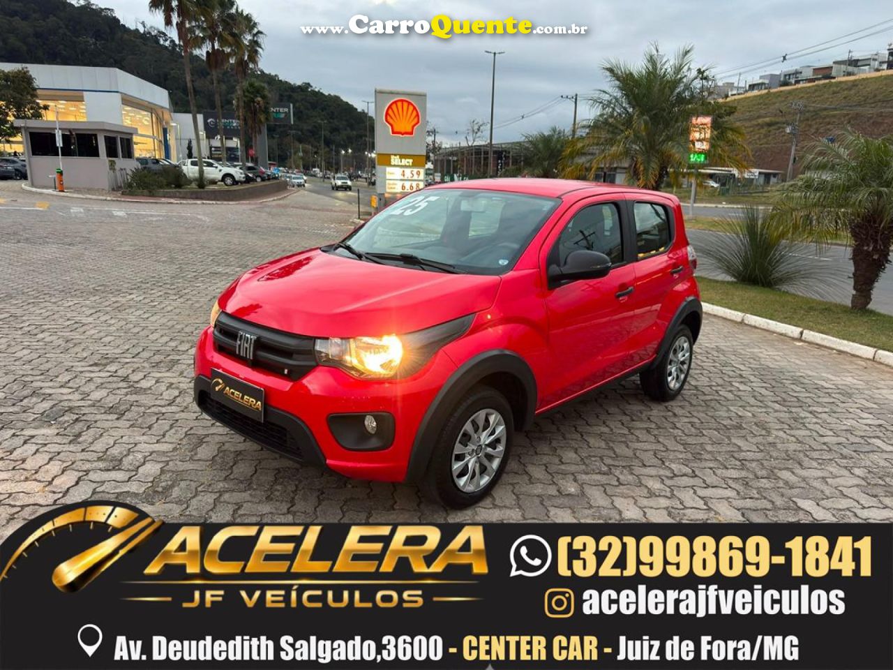 FIAT   MOBI LIKE 1.0 FIRE FLEX 5P.   VERMELHO 2025 1.0 FLEX - Loja