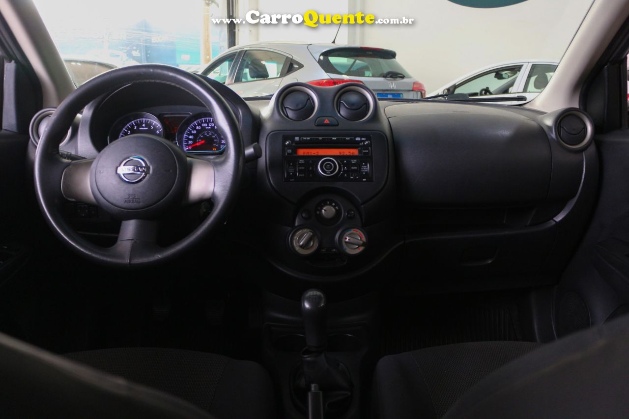 NISSAN   VERSA SL 1.6 16V FLEX FUEL 4P MEC.   PRATA 2013 1.6 FLEX - Loja