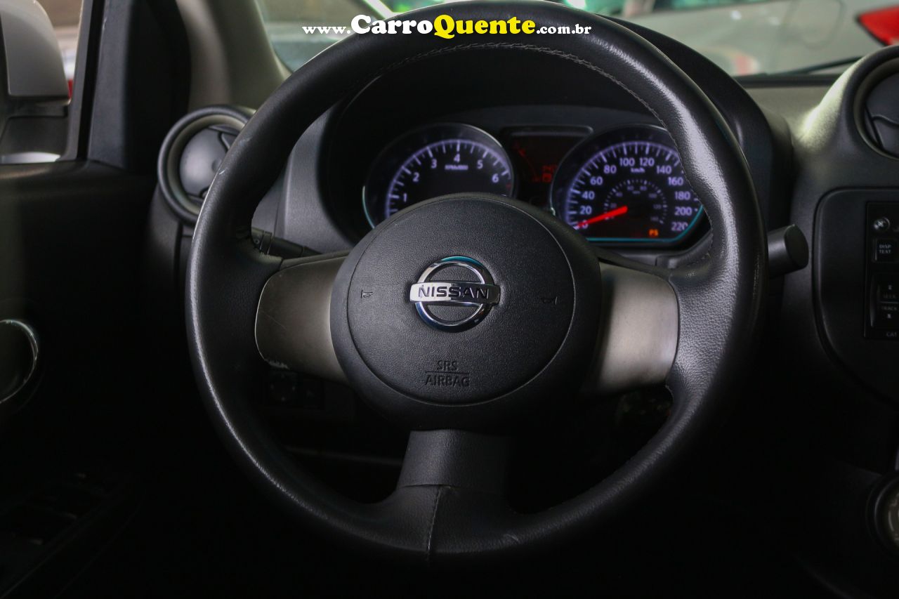 NISSAN   VERSA SL 1.6 16V FLEX FUEL 4P MEC.   PRATA 2013 1.6 FLEX - Loja