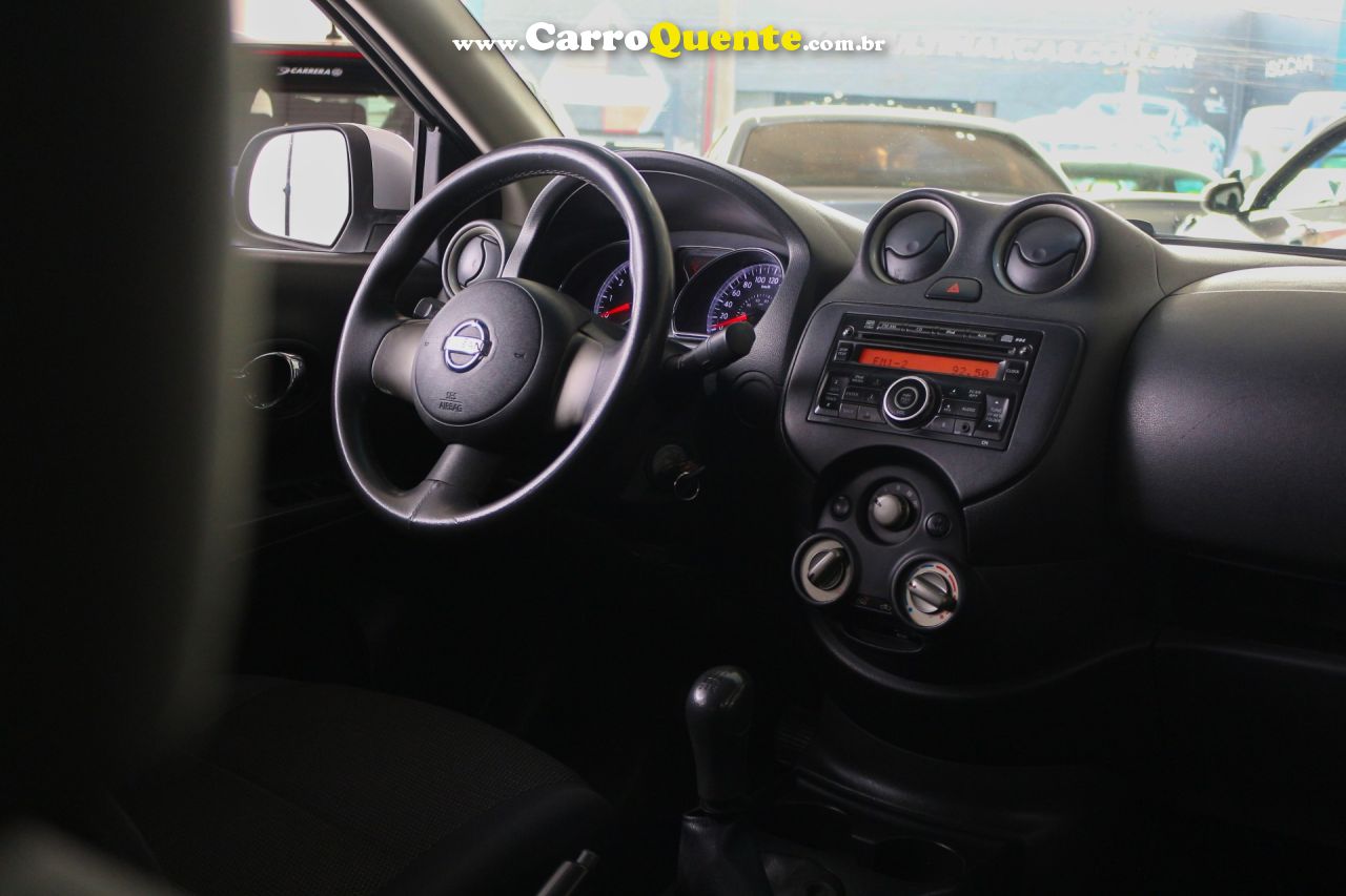 NISSAN   VERSA SL 1.6 16V FLEX FUEL 4P MEC.   PRATA 2013 1.6 FLEX - Loja