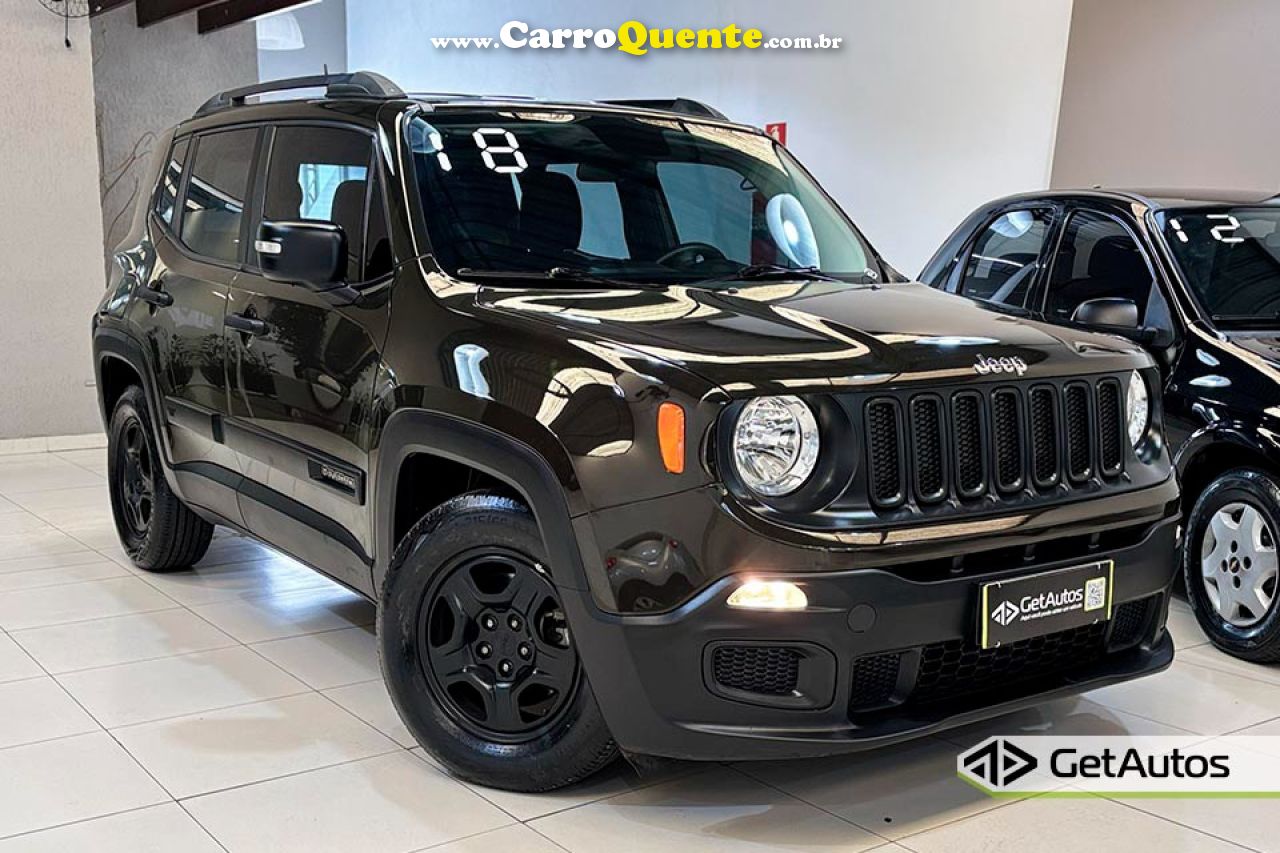 JEEP   RENEGADE1.8 4X2 FLEX 16V AUT.   VERDE 2018 1.8 FLEX - Loja