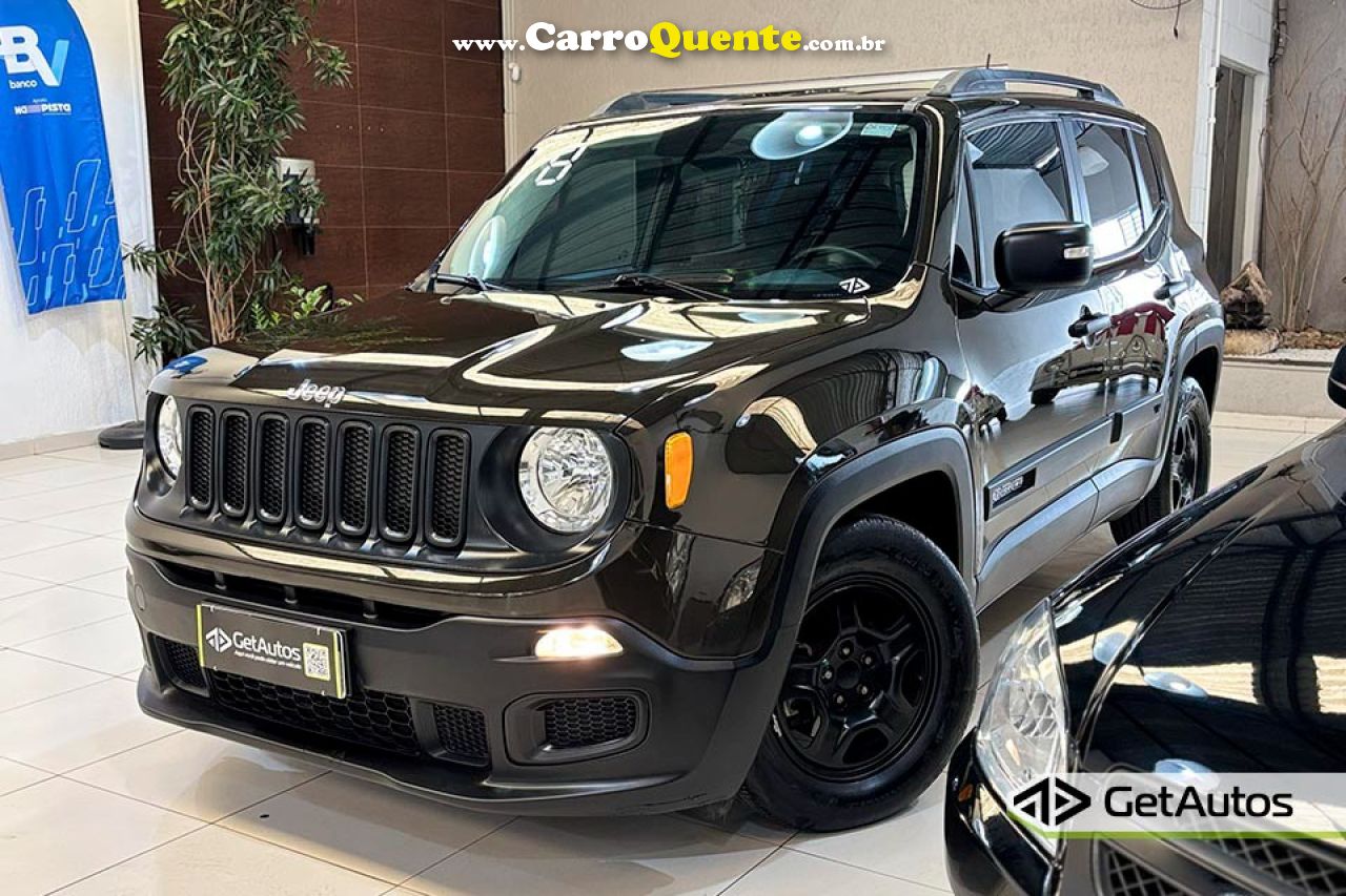 JEEP   RENEGADE1.8 4X2 FLEX 16V AUT.   VERDE 2018 1.8 FLEX - Loja