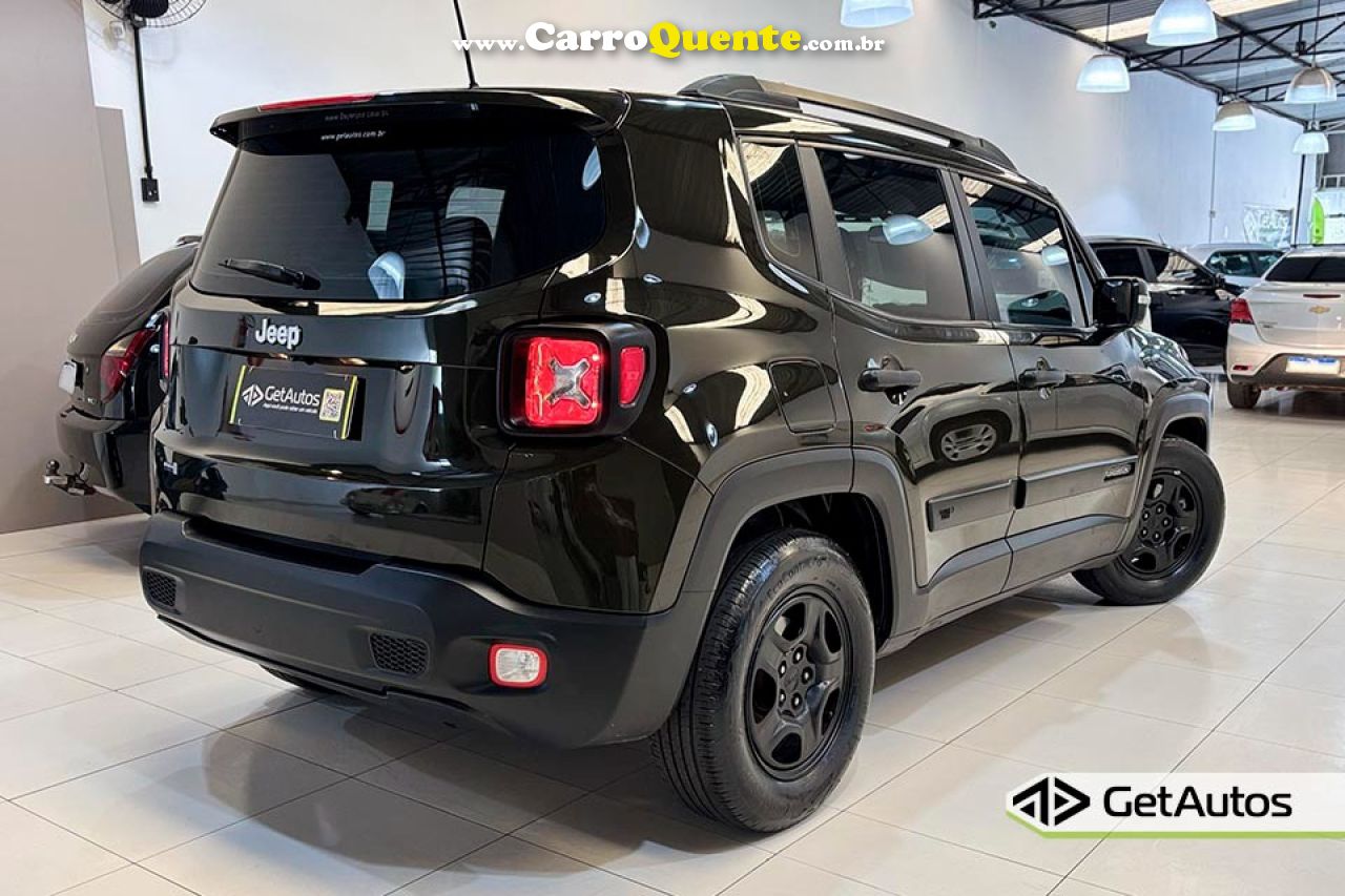 JEEP   RENEGADE1.8 4X2 FLEX 16V AUT.   VERDE 2018 1.8 FLEX - Loja