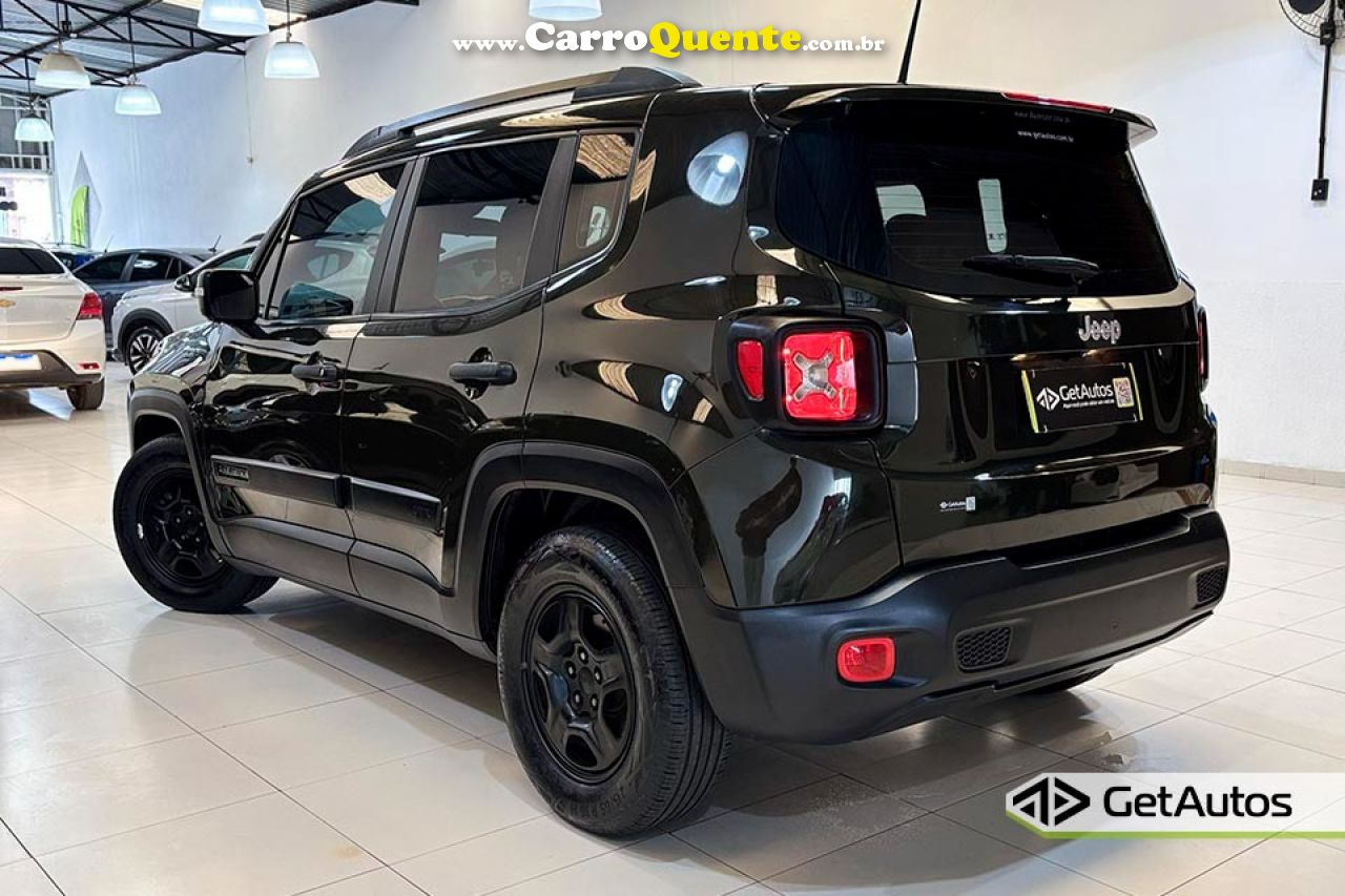 JEEP   RENEGADE1.8 4X2 FLEX 16V AUT.   VERDE 2018 1.8 FLEX - Loja