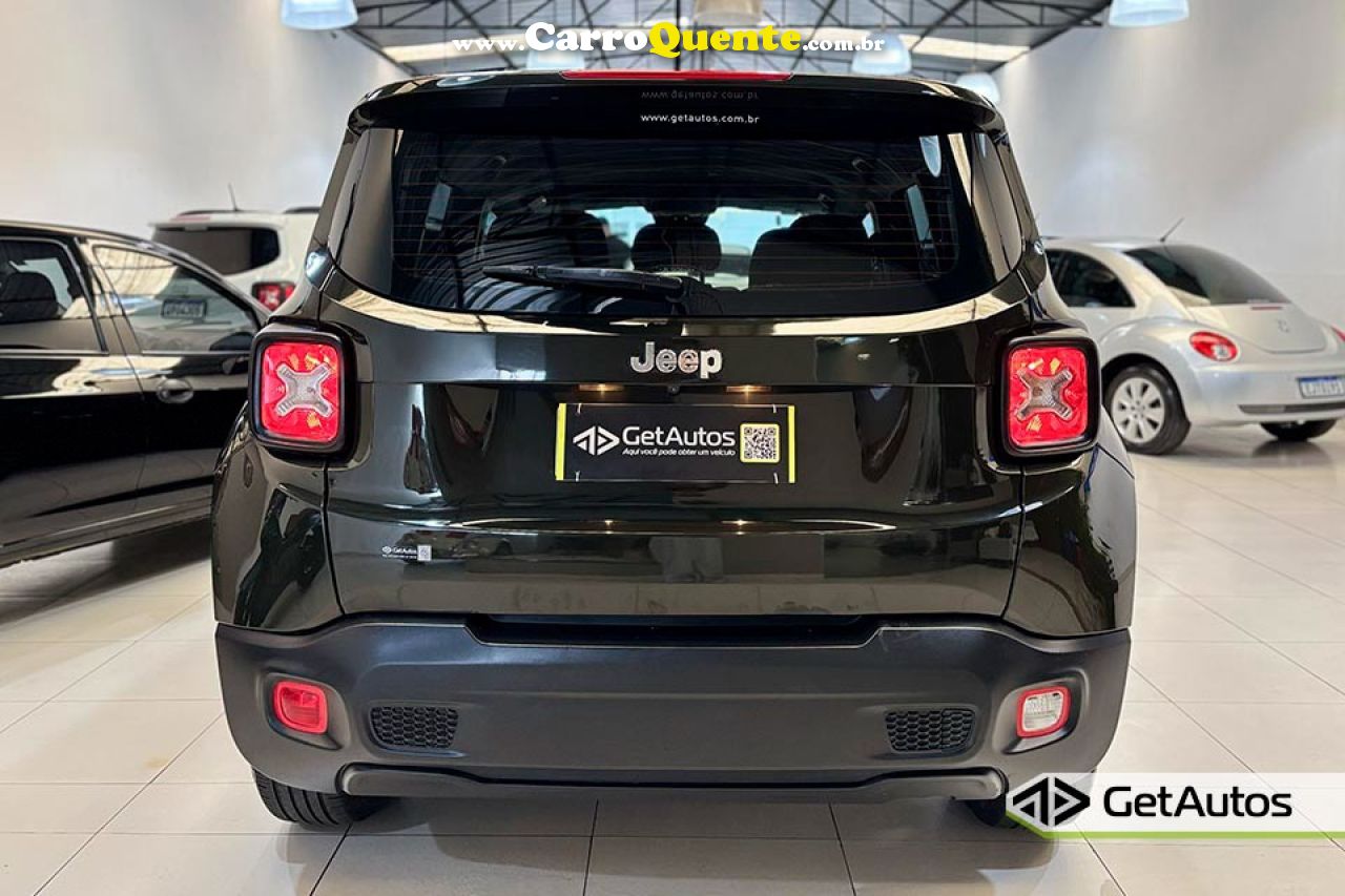JEEP   RENEGADE1.8 4X2 FLEX 16V AUT.   VERDE 2018 1.8 FLEX - Loja