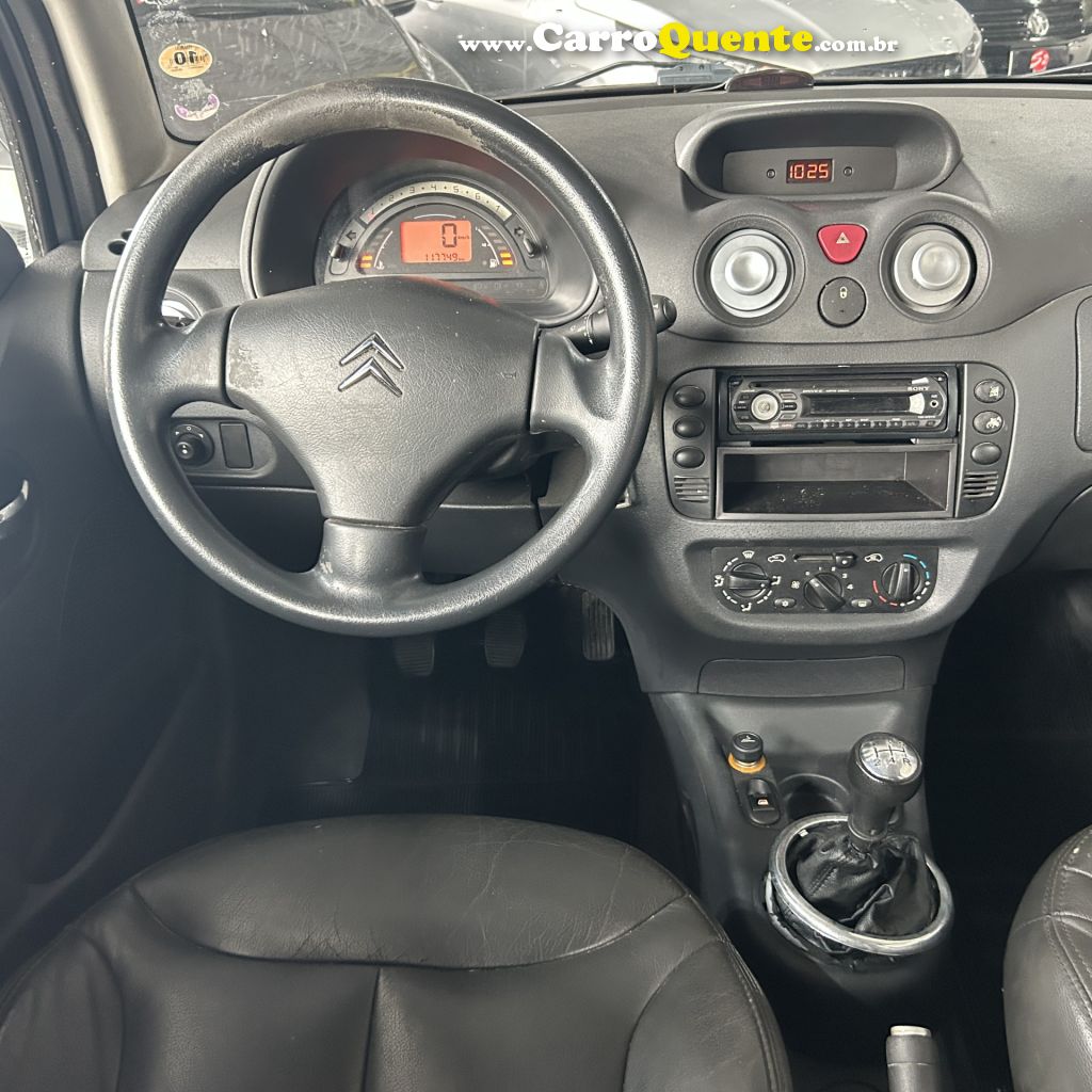 CITROËN   C3 GLX 1.4 GLX SONORA 1.4 FLEX 8V 5P   PRATA 2008 1.4 FLEX - Loja
