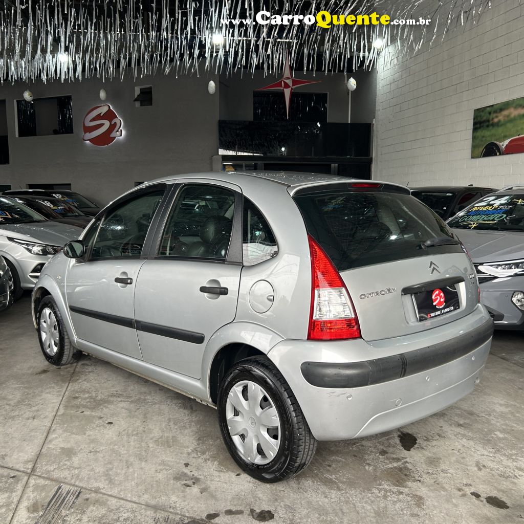 CITROËN   C3 GLX 1.4 GLX SONORA 1.4 FLEX 8V 5P   PRATA 2008 1.4 FLEX - Loja