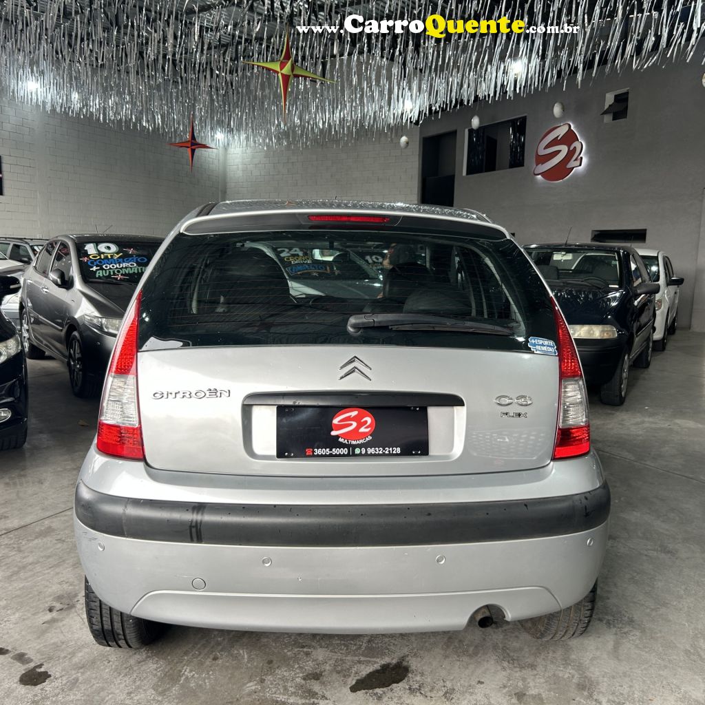 CITROËN   C3 GLX 1.4 GLX SONORA 1.4 FLEX 8V 5P   PRATA 2008 1.4 FLEX - Loja