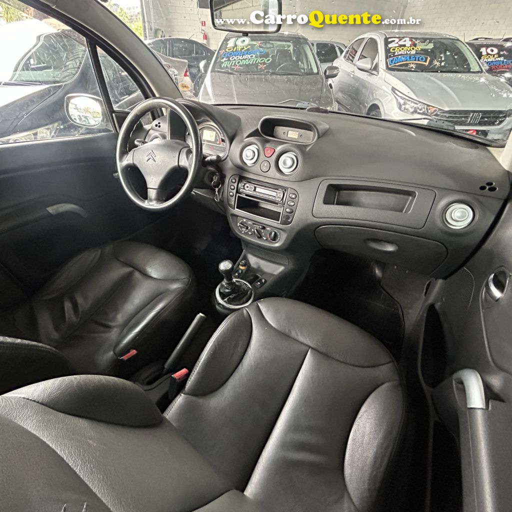CITROËN   C3 GLX 1.4 GLX SONORA 1.4 FLEX 8V 5P   PRATA 2008 1.4 FLEX - Loja