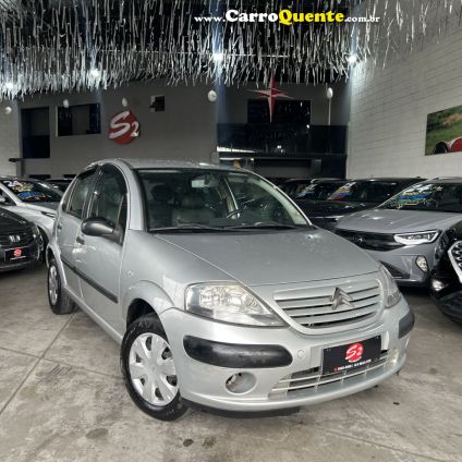 CITROËN   C3 GLX 1.4 GLX SONORA 1.4 FLEX 8V 5P   PRATA 2008 1.4 FLEX