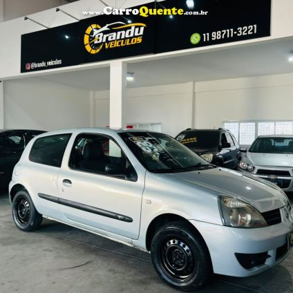 RENAULT   CLIO CAMPUS HI-FLEX 1.0 16V 3P   PRATA 2008 1.0 GASOLINA