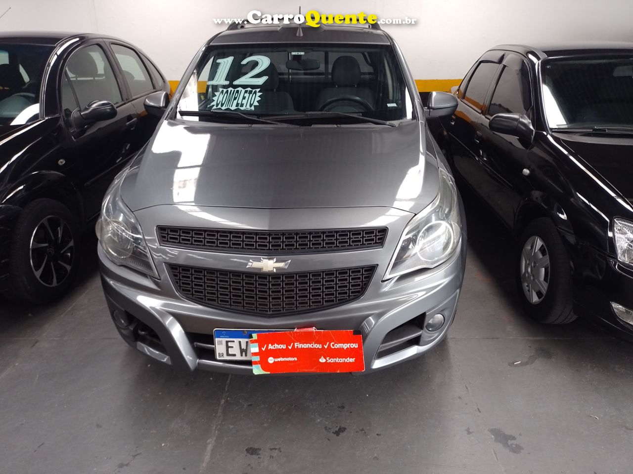 CHEVROLET   MONTANA SPORT 1.4 ECONOFLEX 8V 2P   CINZA 2012 1.4 FLEX - Loja