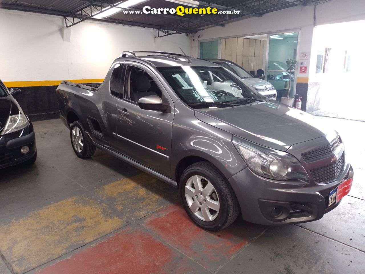 CHEVROLET   MONTANA SPORT 1.4 ECONOFLEX 8V 2P   CINZA 2012 1.4 FLEX - Loja