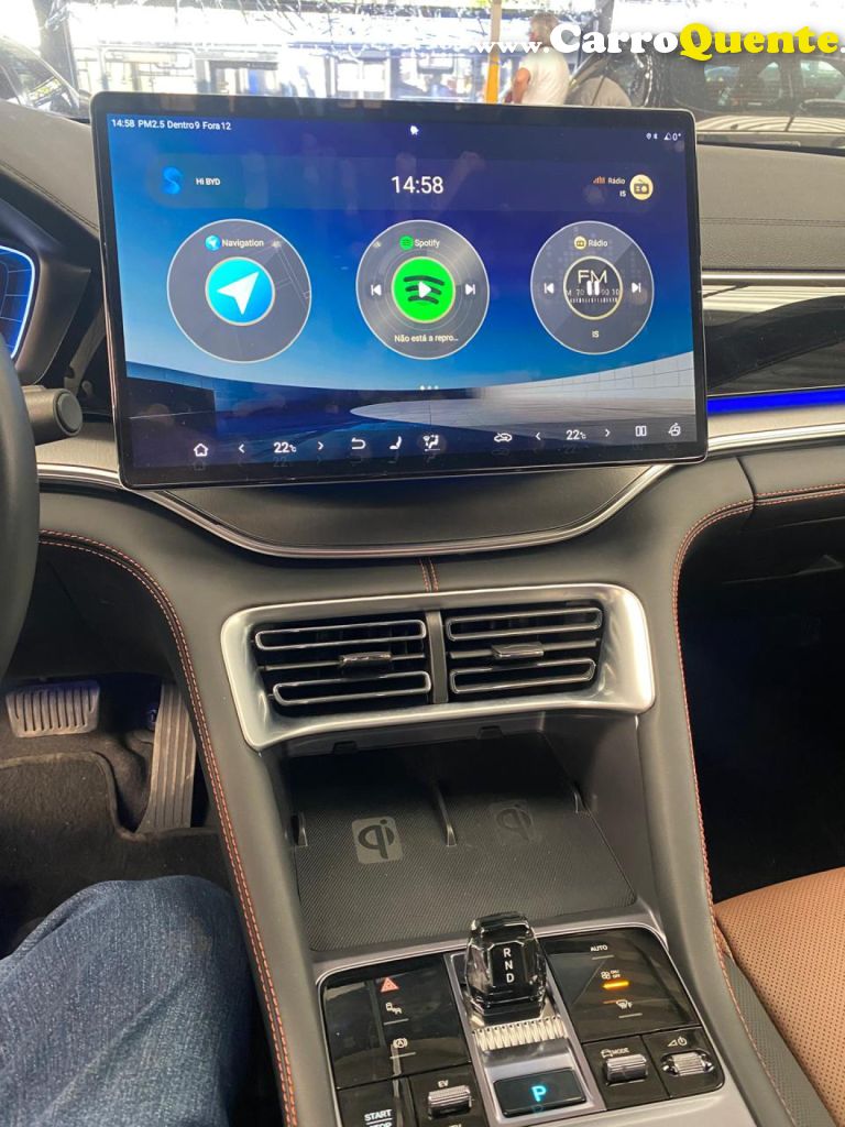BYD   SONG PLUS PREMIUM 1.5 16V AUT. (HIBRIDO)   CINZA 2025 1.5 GASOLINA E ELÉTRICO - Loja