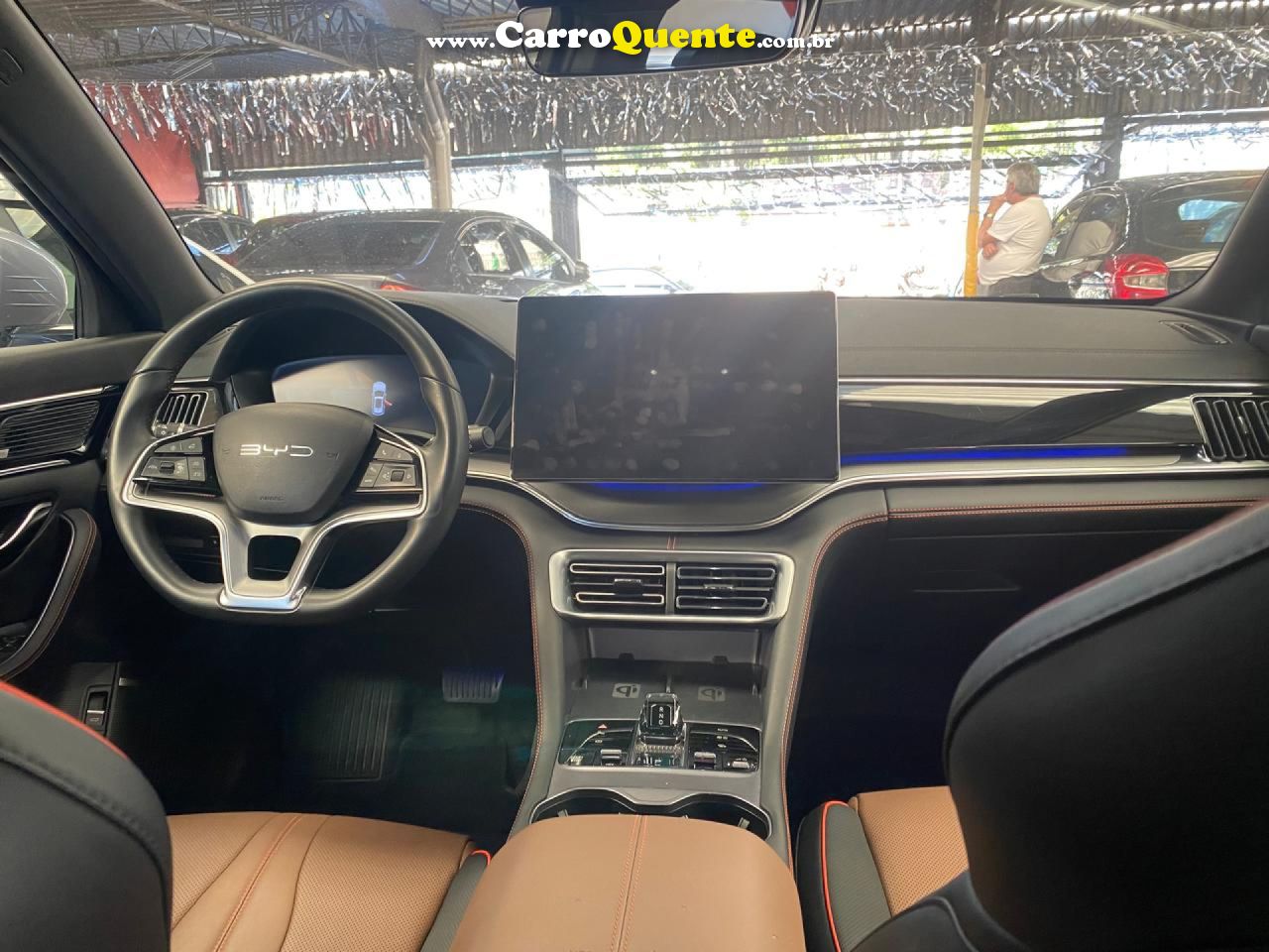 BYD   SONG PLUS PREMIUM 1.5 16V AUT. (HIBRIDO)   CINZA 2025 1.5 GASOLINA E ELÉTRICO - Loja