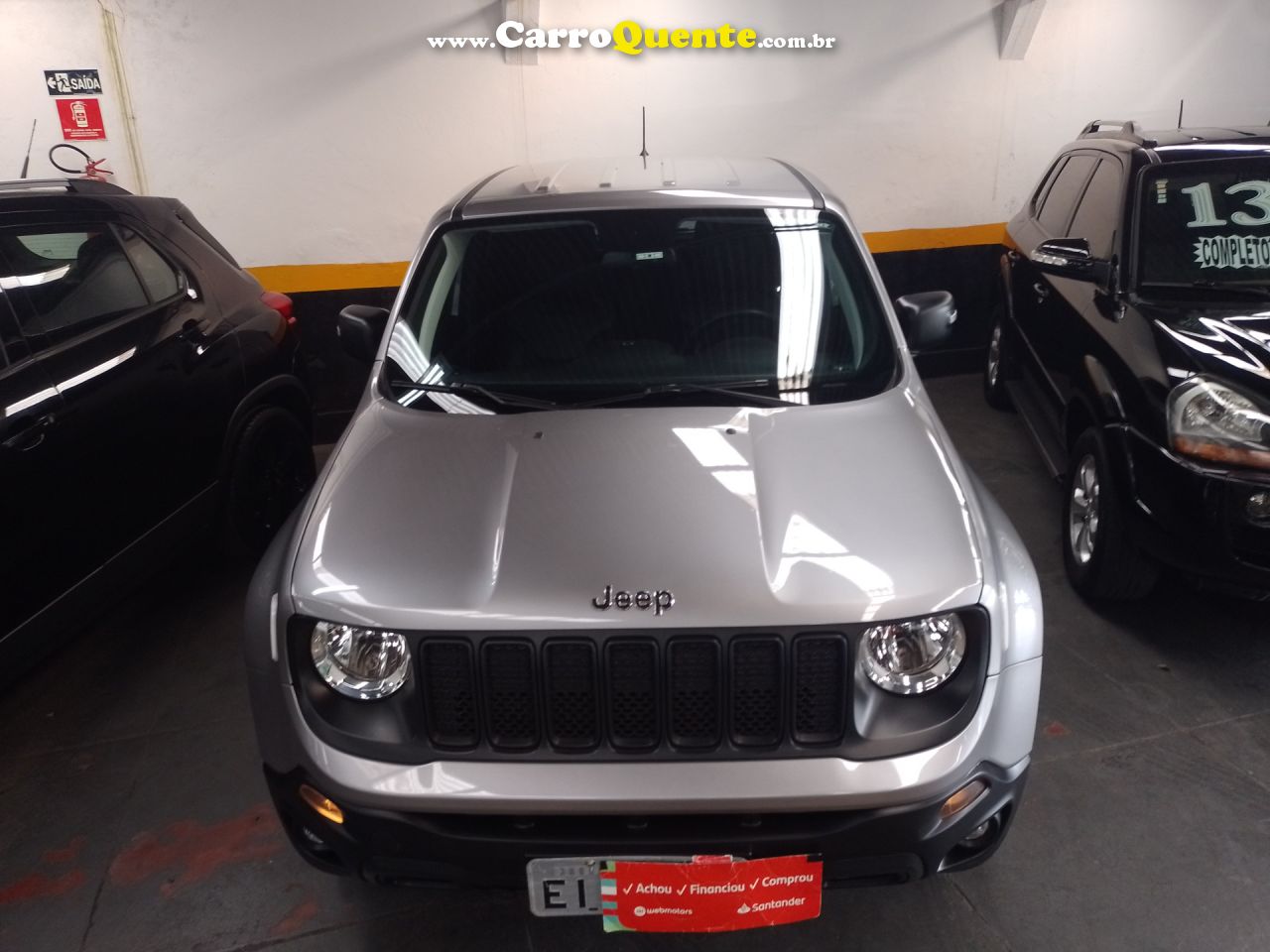 JEEP   RENEGADE1.8 4X2 FLEX 16V AUT.   PRATA 2019 1.8 FLEX - Loja