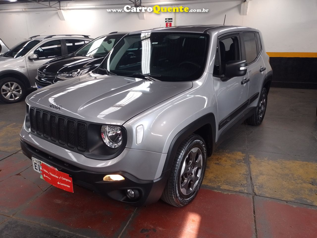 JEEP   RENEGADE1.8 4X2 FLEX 16V AUT.   PRATA 2019 1.8 FLEX - Loja