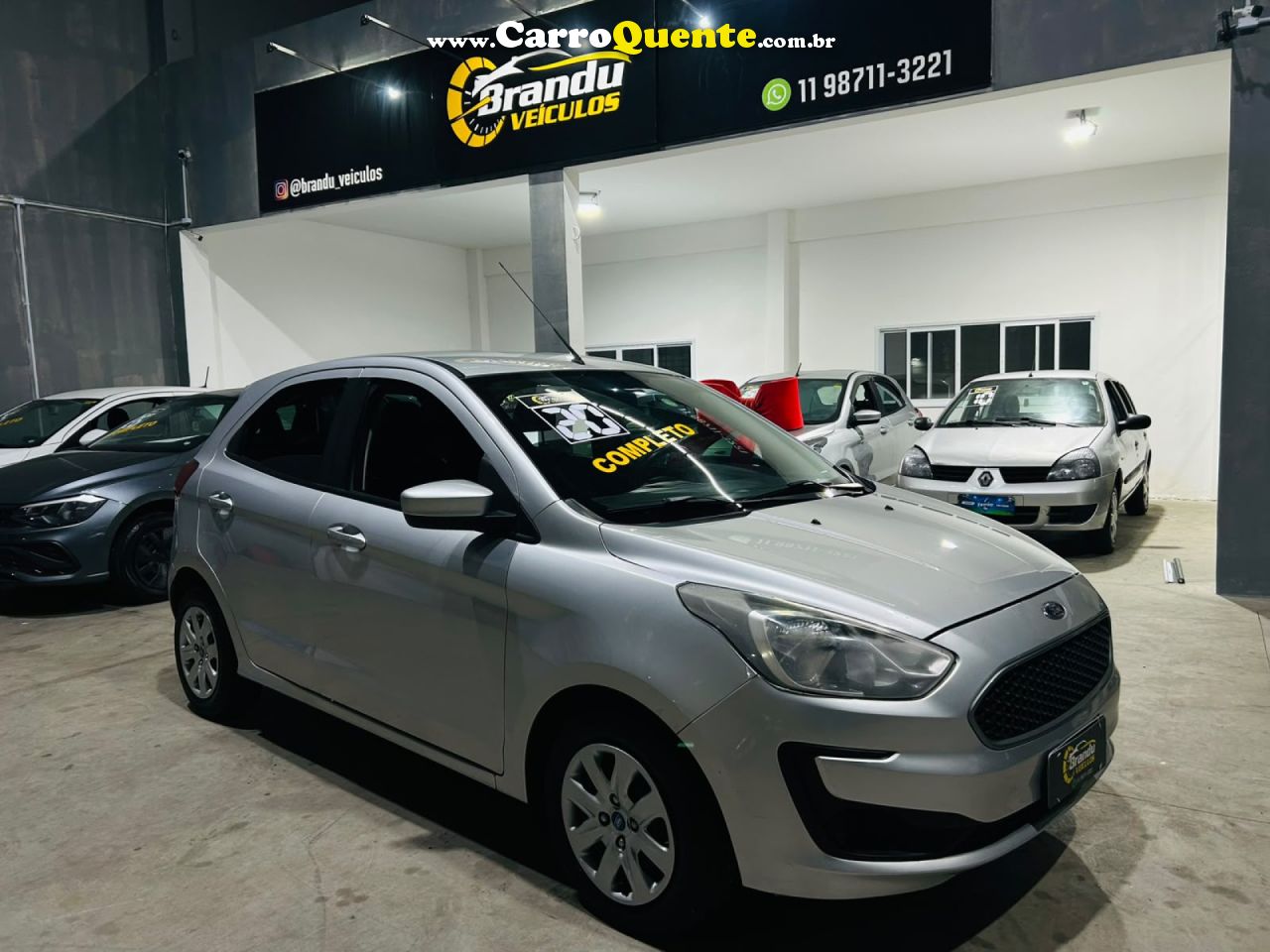 FORD   KA 1.0 SESE PLUS TIVCT FLEX 5P   PRATA 2020 1.0 FLEX - Loja