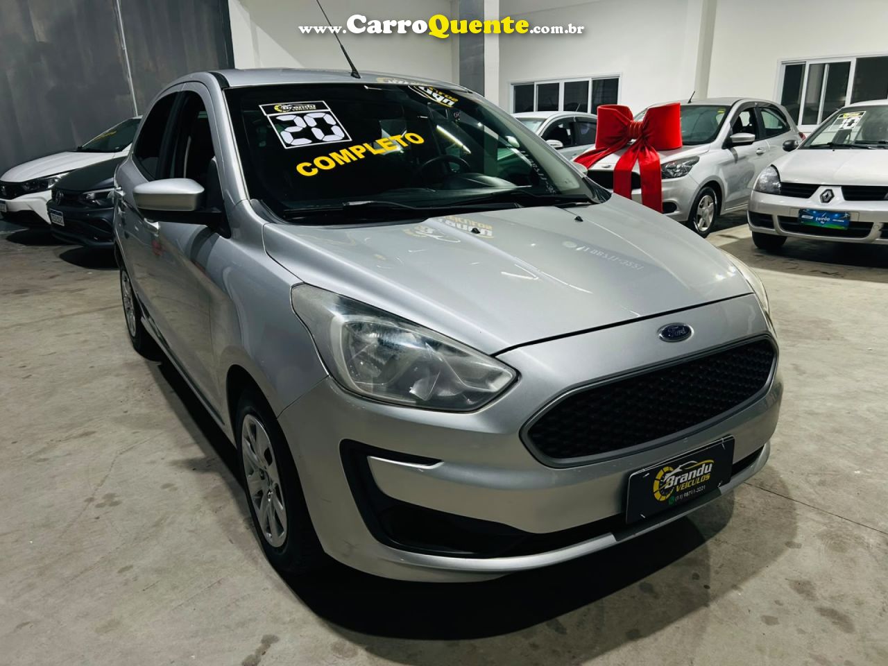 FORD   KA 1.0 SESE PLUS TIVCT FLEX 5P   PRATA 2020 1.0 FLEX - Loja