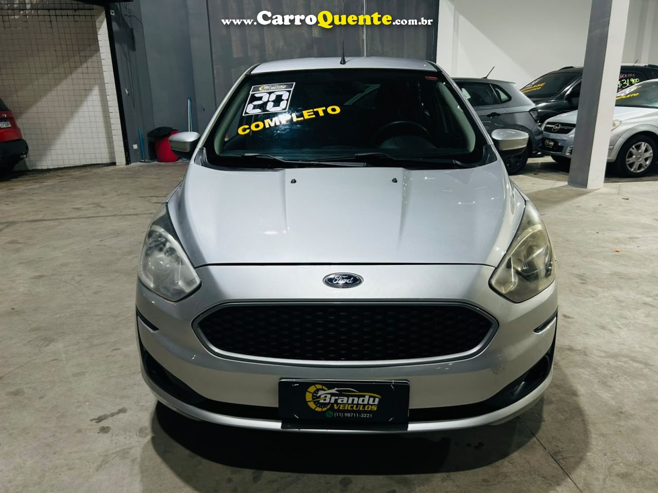 FORD   KA 1.0 SESE PLUS TIVCT FLEX 5P   PRATA 2020 1.0 FLEX - Loja