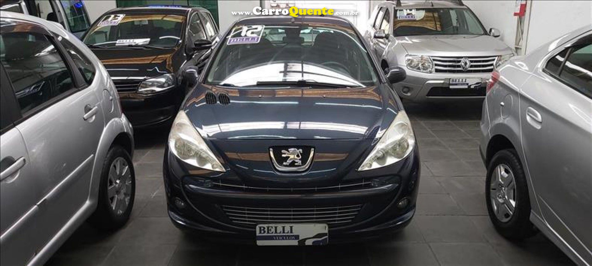 PEUGEOT   207 XR SPORT 1.4 FLEX 8V 5P   AZUL 2012 1.4 FLEX - Loja