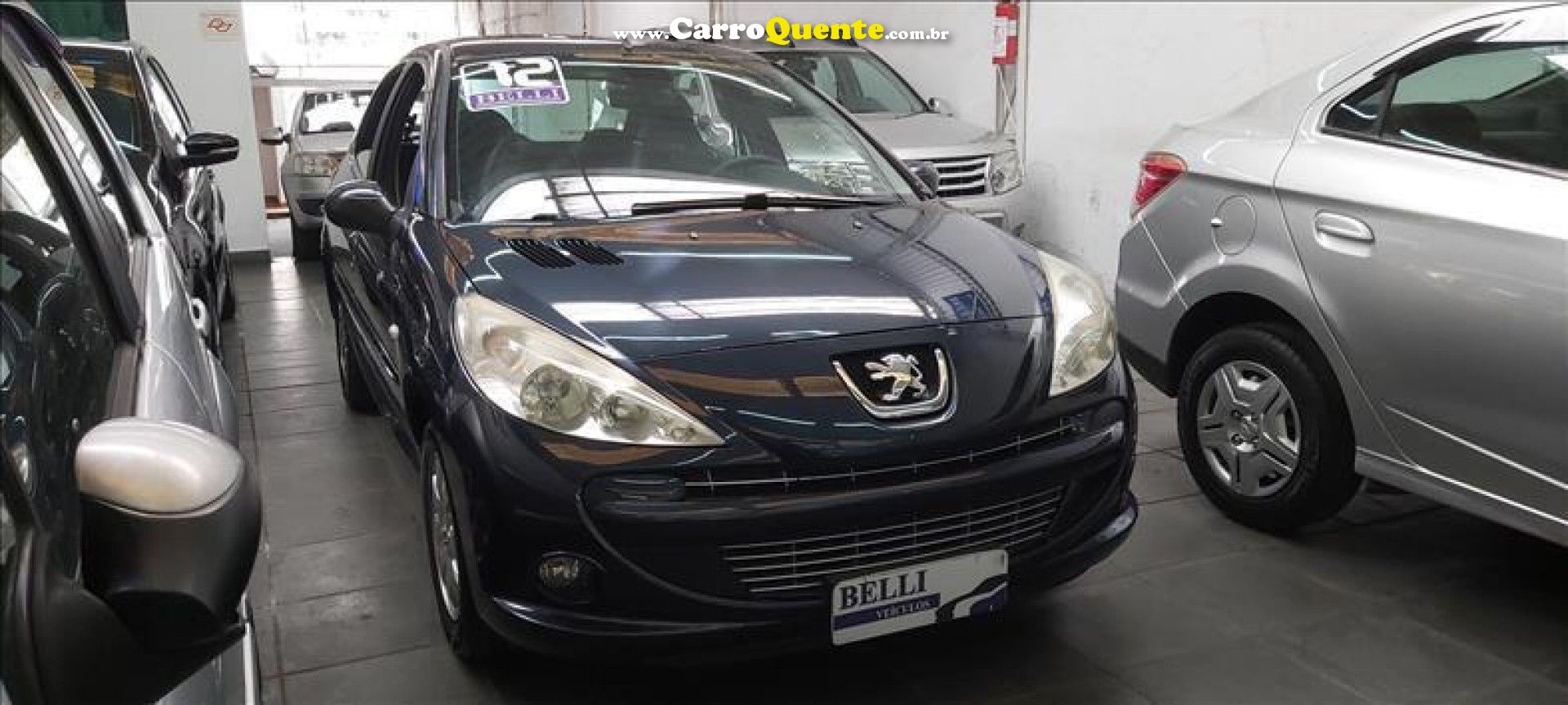 PEUGEOT   207 XR SPORT 1.4 FLEX 8V 5P   AZUL 2012 1.4 FLEX - Loja