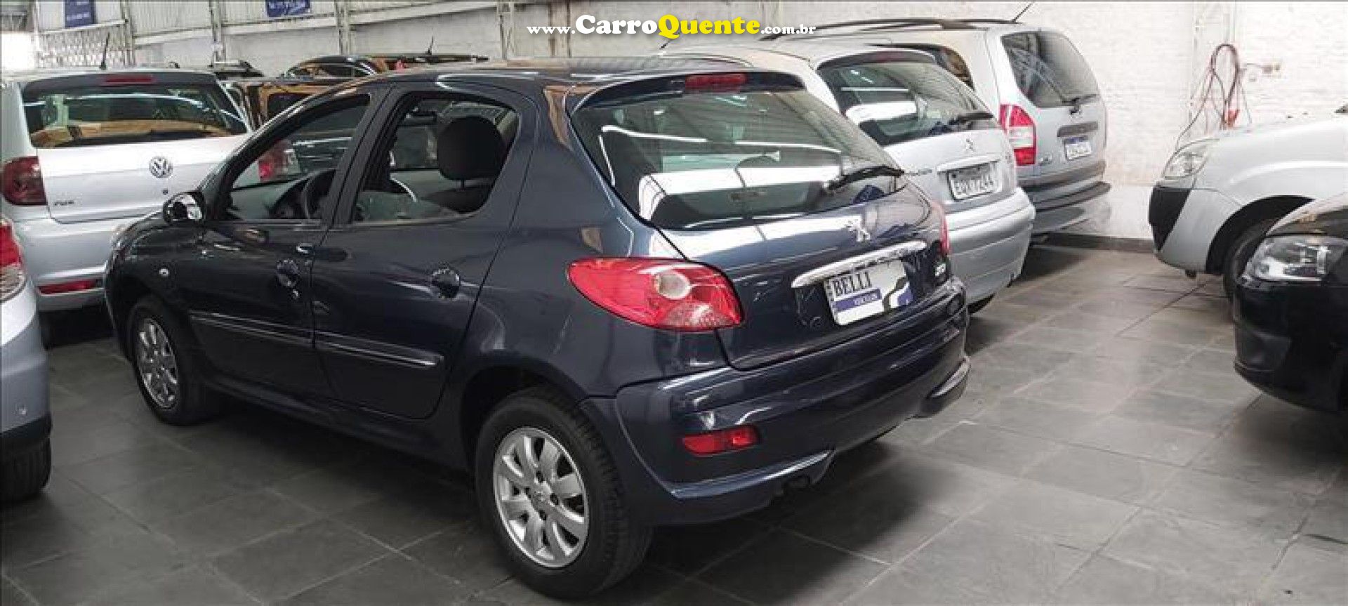 PEUGEOT   207 XR SPORT 1.4 FLEX 8V 5P   AZUL 2012 1.4 FLEX - Loja