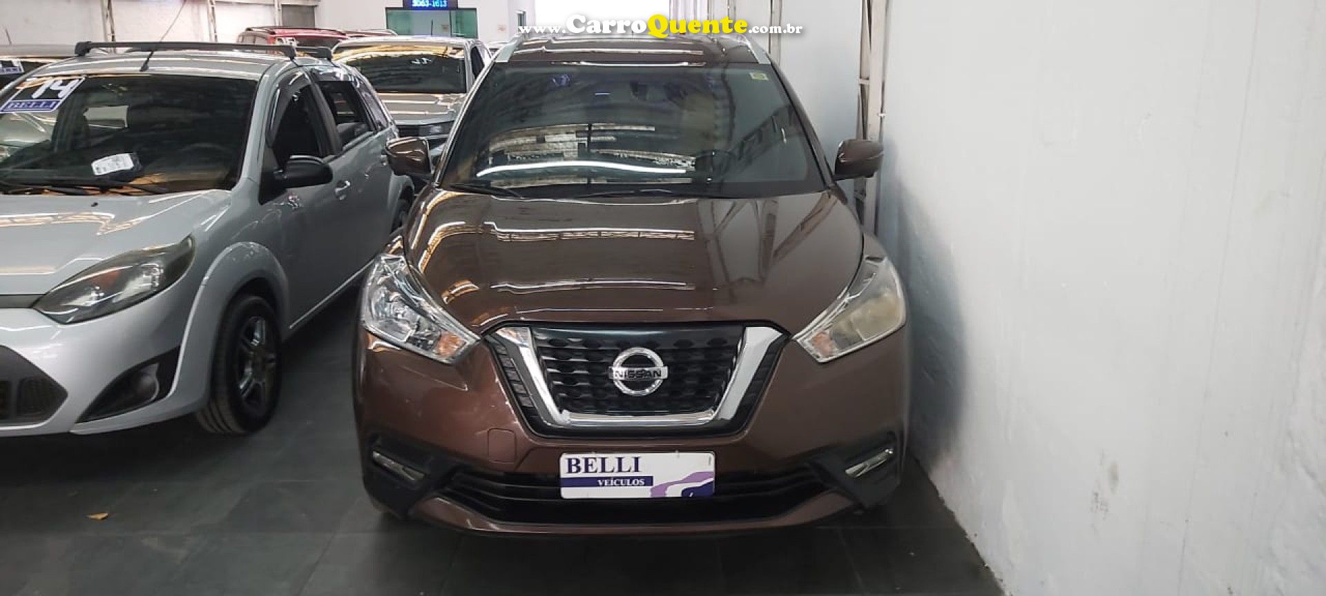NISSAN   KICKS SL 1.6 16V FLEXSTAR 5P AUT.   MARROM 2017 1.6 FLEX - Loja