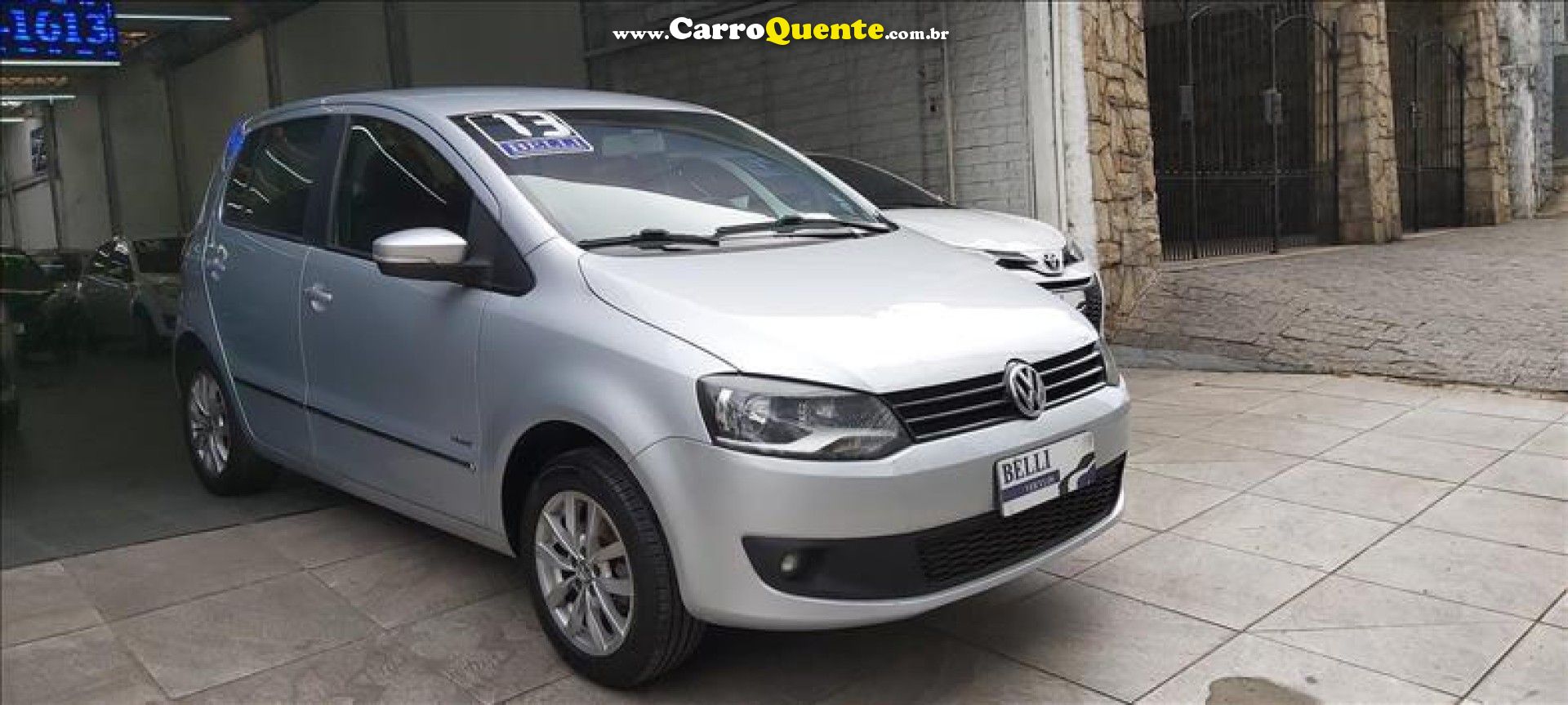 VOLKSWAGEN   FOX PRIMEHGHI. IMOTION 1.6 T.FLEX 8V 5P   PRATA 2013 1.6 FLEX - Loja