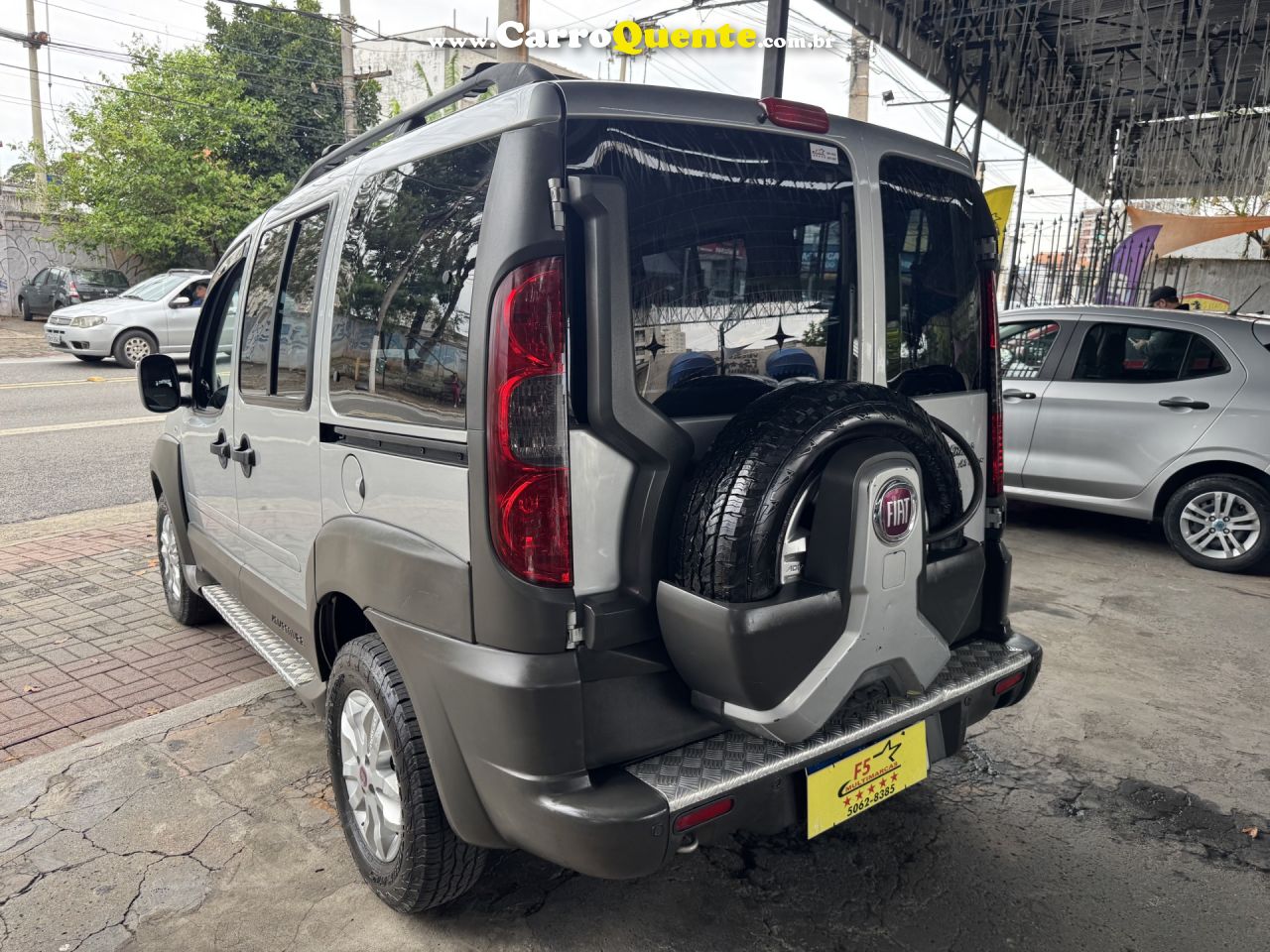 FIAT   DOBLO ADVADV TRYONLOCKER 1.8 FLEX   PRATA 2014 1.8 FLEX - Loja
