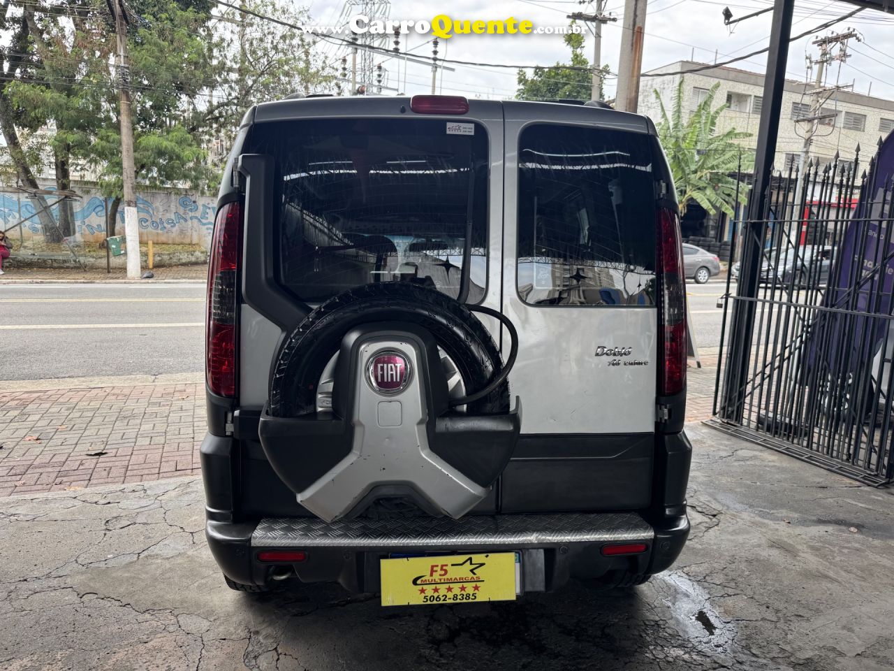 FIAT   DOBLO ADVADV TRYONLOCKER 1.8 FLEX   PRATA 2014 1.8 FLEX - Loja