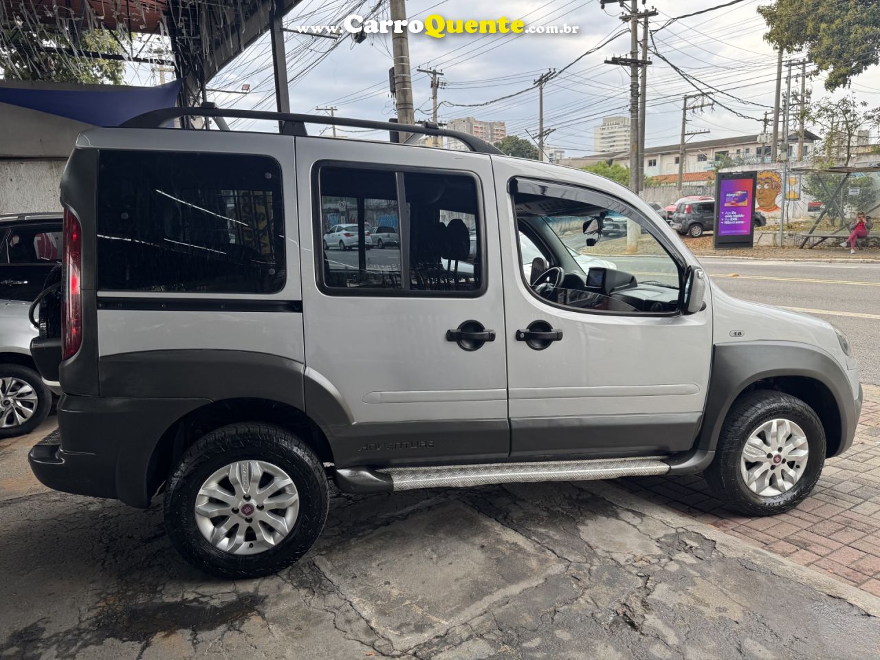 FIAT   DOBLO ADVADV TRYONLOCKER 1.8 FLEX   PRATA 2014 1.8 FLEX - Loja