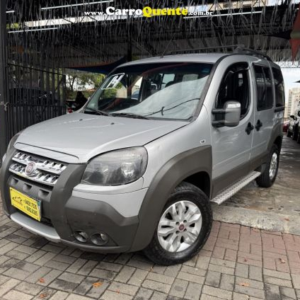 FIAT   DOBLO ADVADV TRYONLOCKER 1.8 FLEX   PRATA 2014 1.8 FLEX