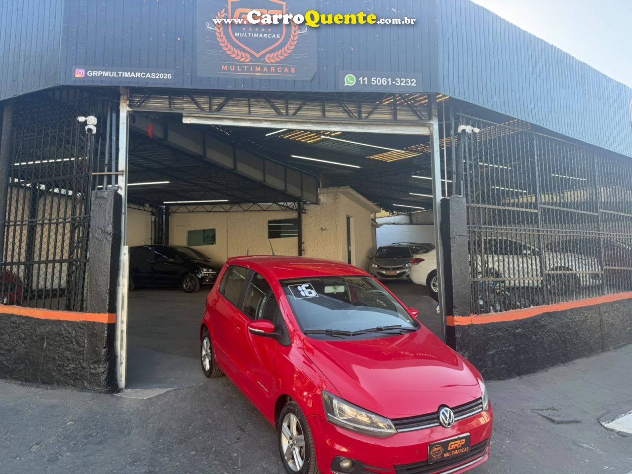 VOLKSWAGEN   FOX SELEÇÃO 1.6 TOTAL FLEX 8V 5P   VERMELHO 2014 1.6 FLEX - Loja