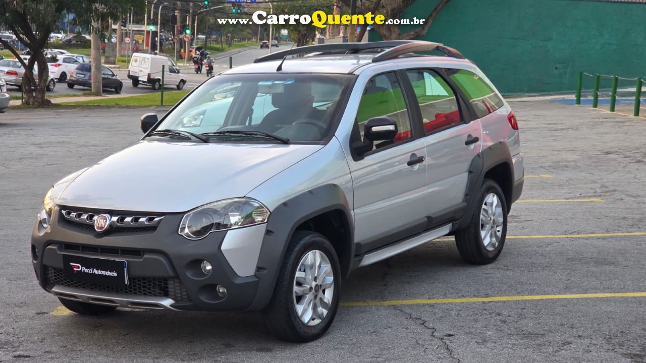 FIAT   PALIO WEEKEND ADVENTURE LOCKER 1.8 FLEX   PRATA 2013 1.8 FLEX - Loja
