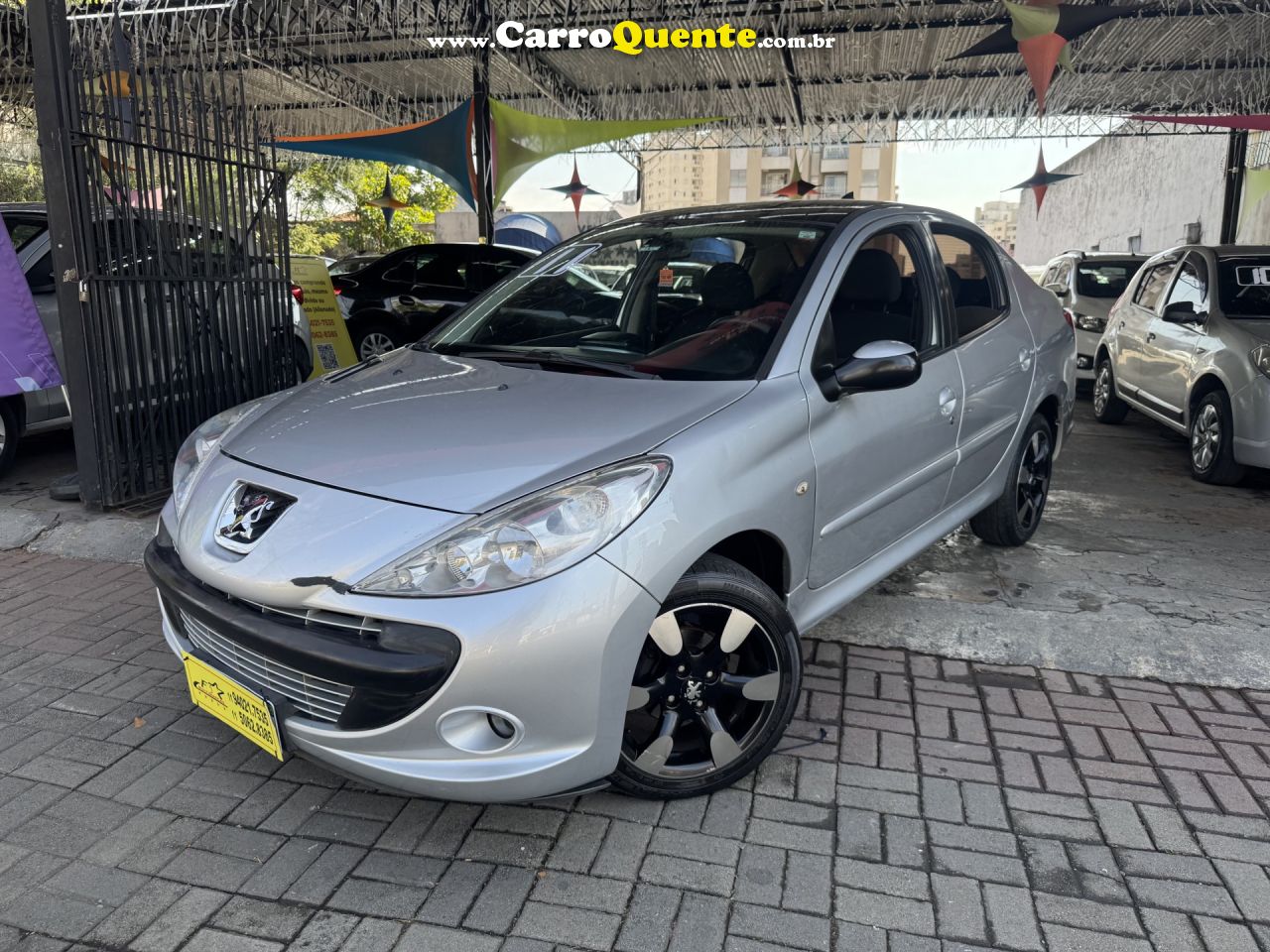 PEUGEOT   207 SEDAN PASSION XS 1.6 FLEX 16V 4P AUT   CINZA 2011 1.6 FLEX - Loja