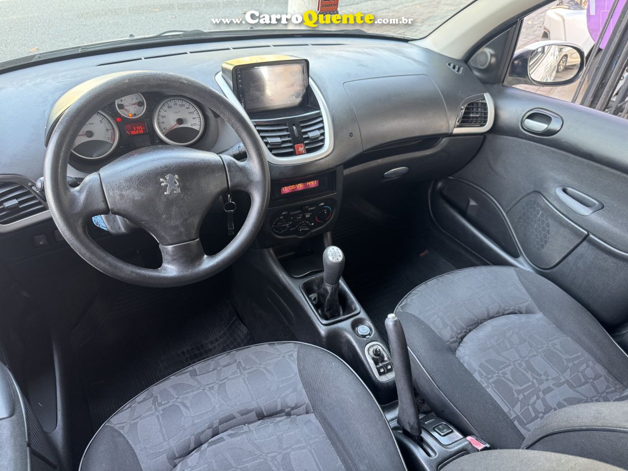 PEUGEOT   207 SEDAN PASSION XS 1.6 FLEX 16V 4P AUT   CINZA 2011 1.6 FLEX - Loja