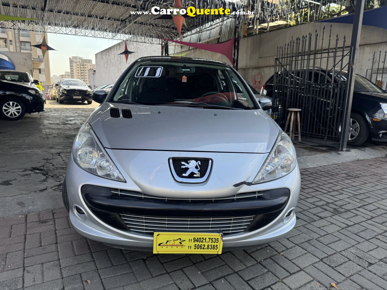 PEUGEOT   207 SEDAN PASSION XS 1.6 FLEX 16V 4P AUT   CINZA 2011 1.6 FLEX - Loja