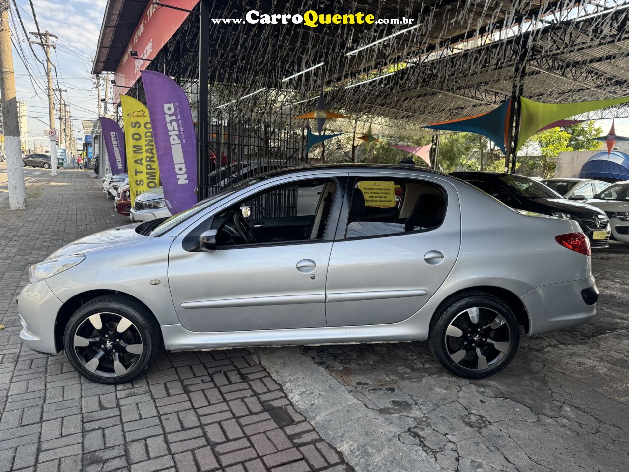 PEUGEOT   207 SEDAN PASSION XS 1.6 FLEX 16V 4P AUT   CINZA 2011 1.6 FLEX - Loja