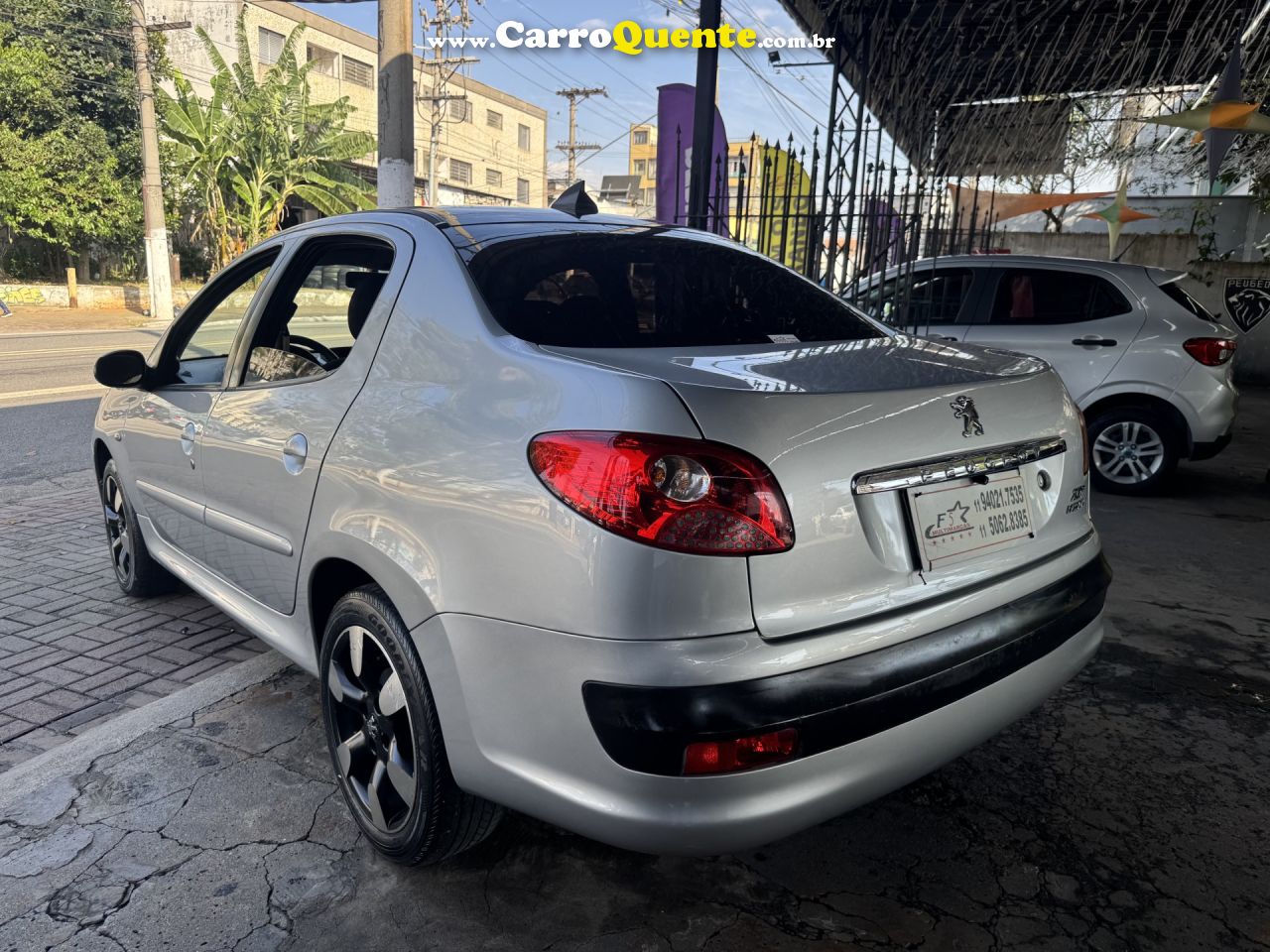 PEUGEOT   207 SEDAN PASSION XS 1.6 FLEX 16V 4P AUT   CINZA 2011 1.6 FLEX - Loja