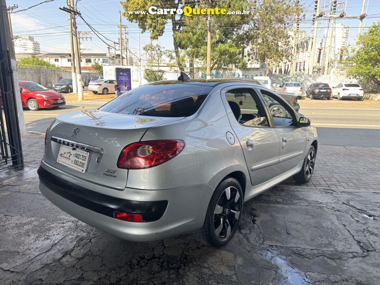 PEUGEOT   207 SEDAN PASSION XS 1.6 FLEX 16V 4P AUT   CINZA 2011 1.6 FLEX - Loja